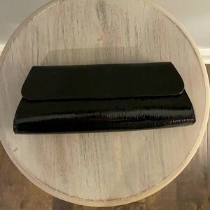 Patent leather clutch